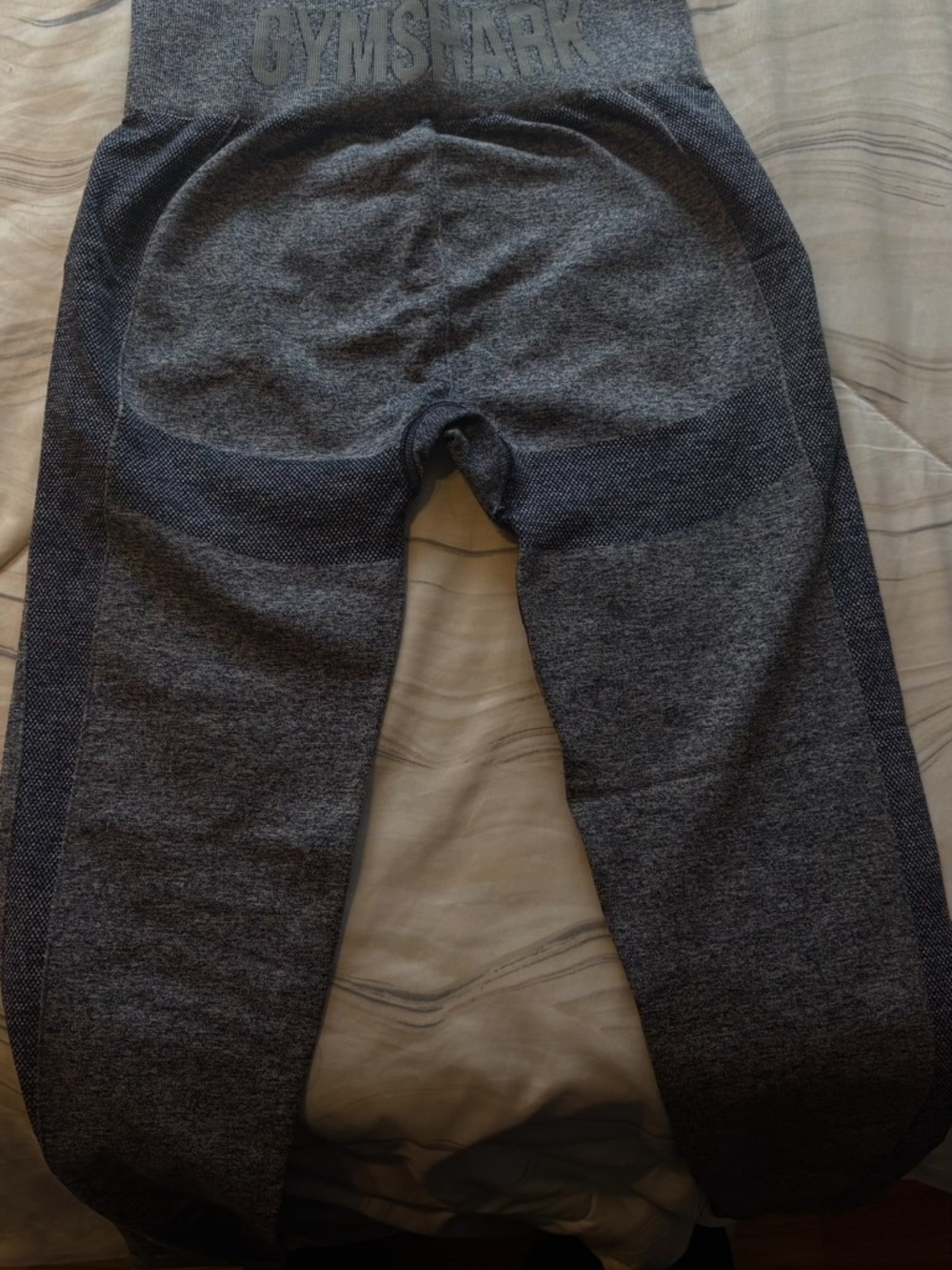 Gymshark Seamless High-Rise Leggings in Charcoal Gray